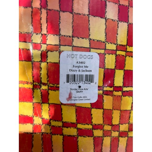 1302 - Border Fine Arts. Hot Dogs still in box. No.A3402 