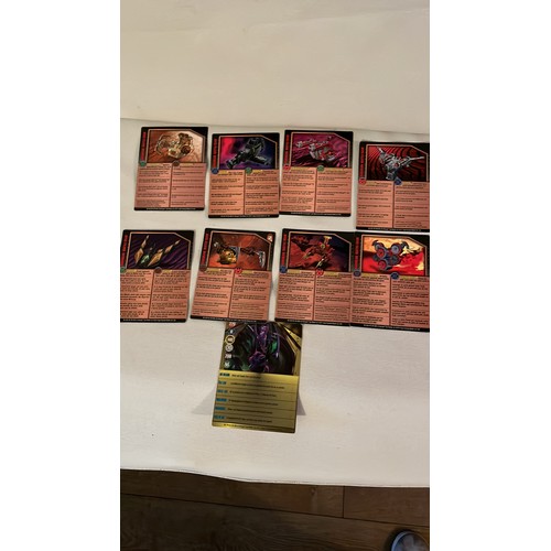1376 - A large collection of Bakugan toys and cards. Very collectable