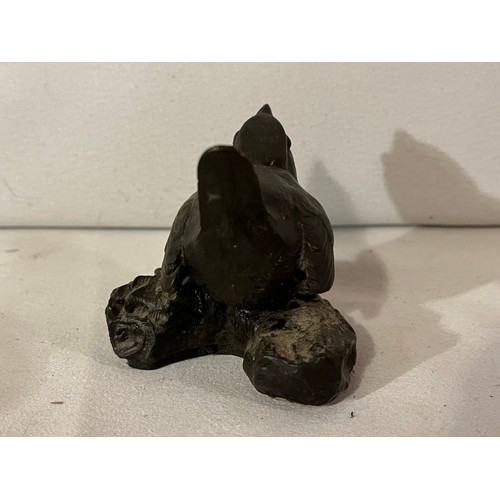 1386 - Heredities by Vik Hayton Bronze resin Wren figurine