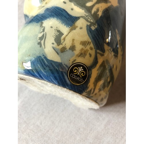 1416 - A pair of Collage Bears