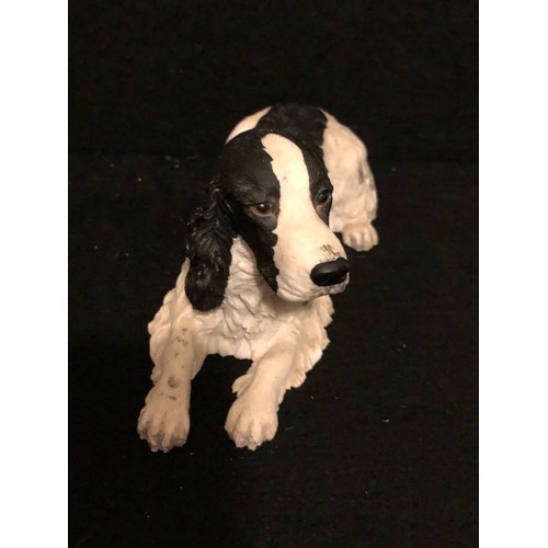 1424 - No. BO499B Border Fine Arts New ES Spaniel Black & White