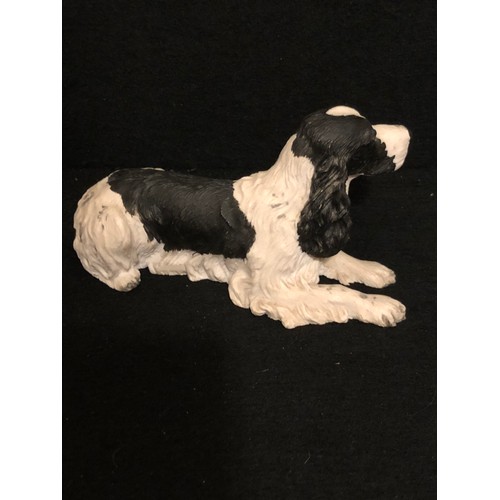 1424 - No. BO499B Border Fine Arts New ES Spaniel Black & White