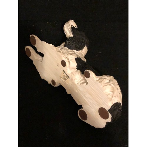 1424 - No. BO499B Border Fine Arts New ES Spaniel Black & White