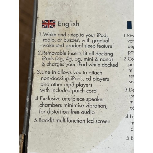 1450 - ipod docking station as new in box unopened