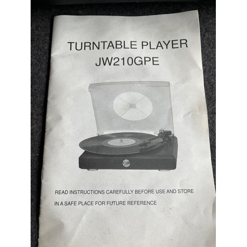 Turntable, record player