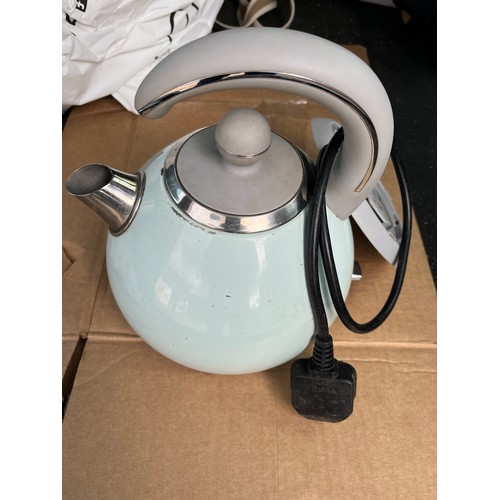 1494 - Russell Hobbs duck egg blue electric kettle
