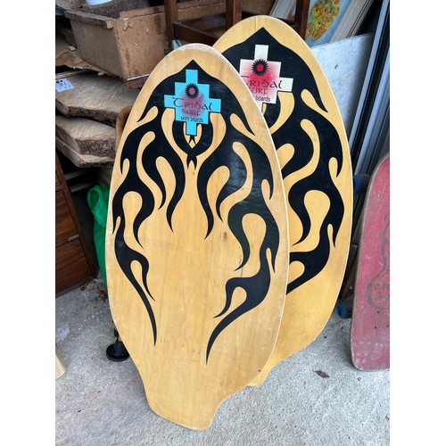 1520 - Pair of surf wake boards