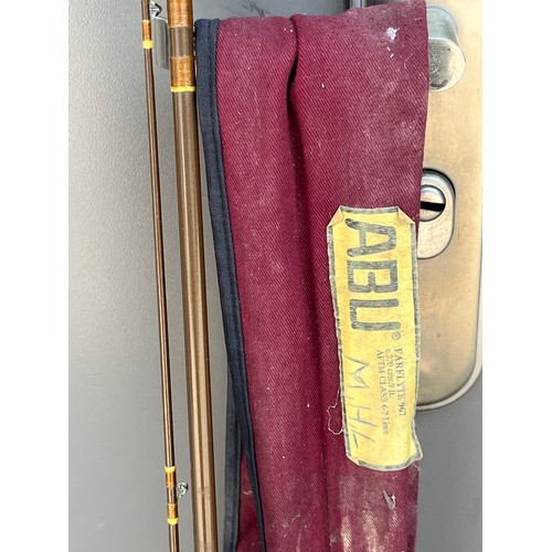 1529 - Milbro fly fishing rod in ABU bag