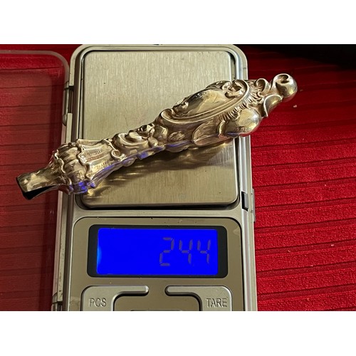 1599 - Silver hallmarked cutlery handle 24.4g