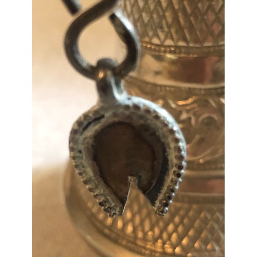 1600 - OMANI Silver Islamic OMAN Persian Arabic DALLAH COFFEE TEA POT 21.5cm tall. 358.7 grams. Requires a ... 