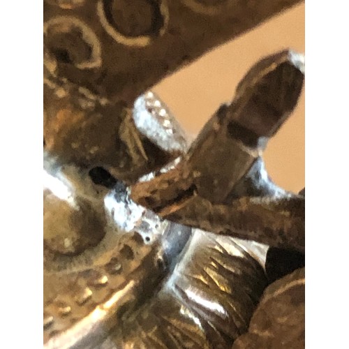 1600 - OMANI Silver Islamic OMAN Persian Arabic DALLAH COFFEE TEA POT 21.5cm tall. 358.7 grams. Requires a ... 