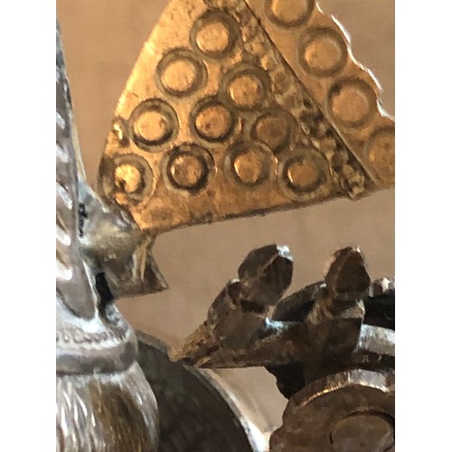 1600 - OMANI Silver Islamic OMAN Persian Arabic DALLAH COFFEE TEA POT 21.5cm tall. 358.7 grams. Requires a ... 