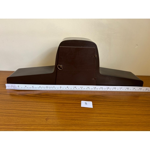 1612 - Kieninger mid century mantle clock.