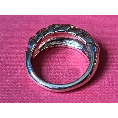 1698 - Yellow metal ring size N
