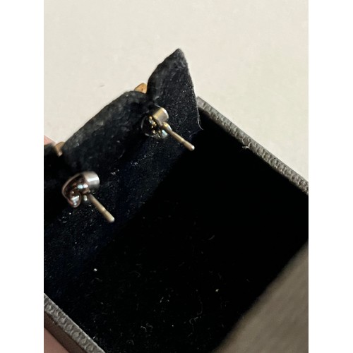 1723 - Pair of silver bar earrings