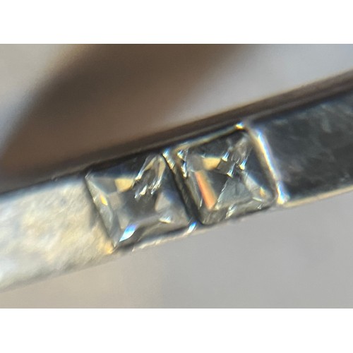 1723 - Pair of silver bar earrings