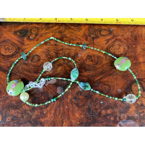 1735 - Murano bead necklace