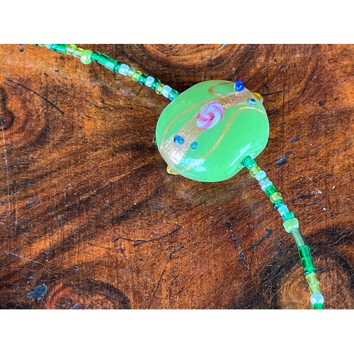 1735 - Murano bead necklace