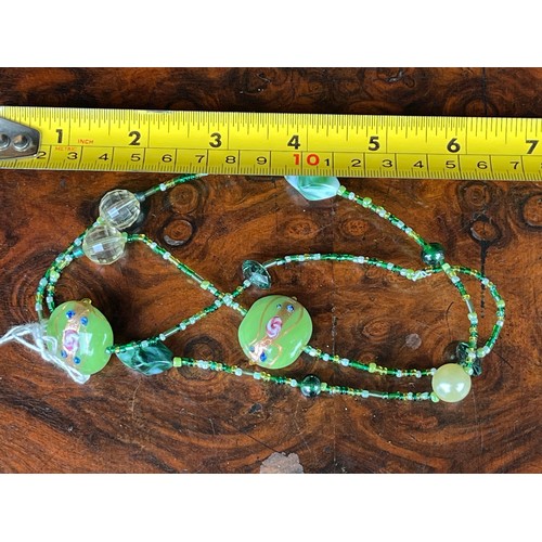 1735 - Murano bead necklace