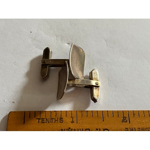 1789 - Pair of silver cufflinks 7.6g