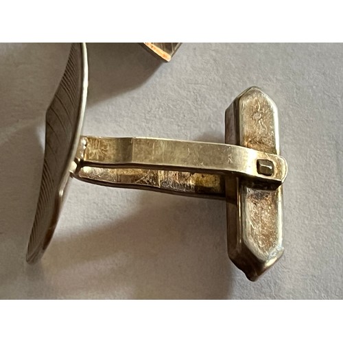 1789 - Pair of silver cufflinks 7.6g