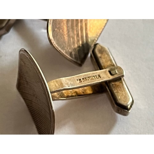 1789 - Pair of silver cufflinks 7.6g