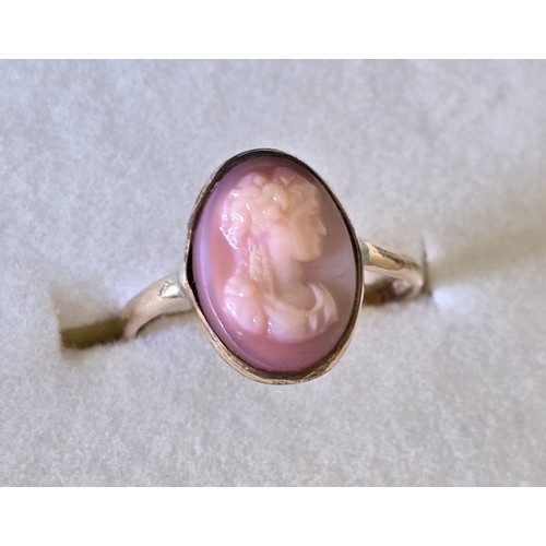 1814 - 9k and shell cameo size p.5