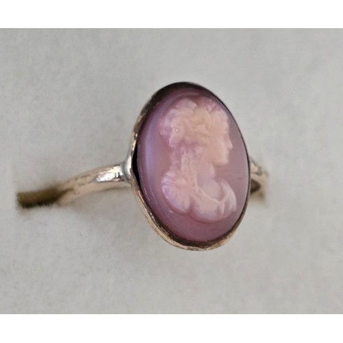 1814 - 9k and shell cameo size p.5