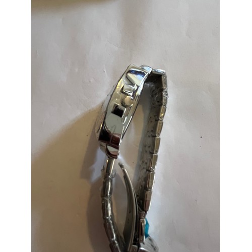 1888 - Duncougar automatic watch. Never worn with plastic covers on face and strap. Stainless steel