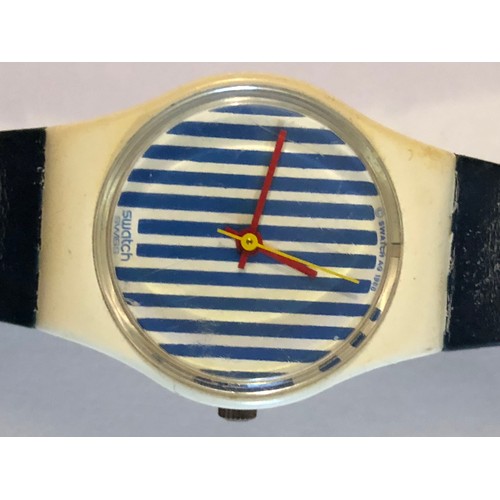 1905 - 1988 Newport Swatch S721 671 Swiss Watch. Requires a battery.