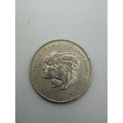 62 - Charles and Diana crown coin