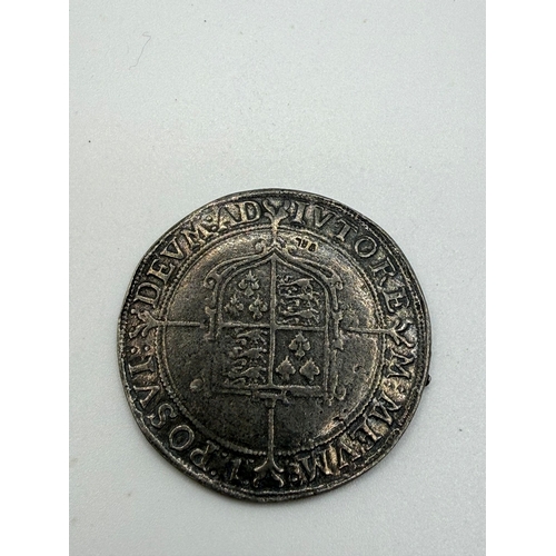 232 - Novelty coin. A copy reproduction of an Elizabeth I crown or shilling