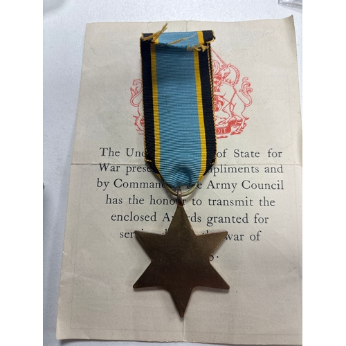 855 - Copy Air Crew Europe Star (1939–45) WWII British campaign star awarded to RAF and Allied aircrew for... 