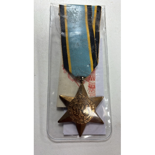 855 - Copy Air Crew Europe Star (1939–45) WWII British campaign star awarded to RAF and Allied aircrew for... 