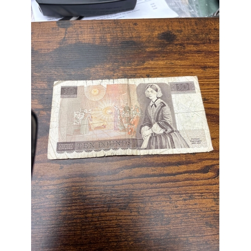 68 - Bank of England £10 Note – Florence Nightingale (Series D, c.1975–1990) Original Bank of England Ten... 