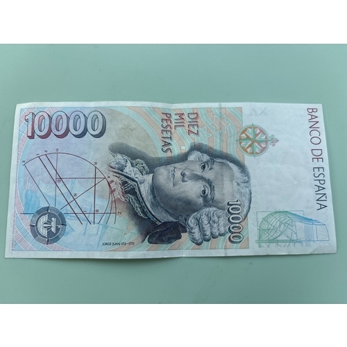 90 - Spain 10,000 Pesetas Banknote – 1992 Issue (Juan Carlos I) super ! One for the serious collector. Pr... 