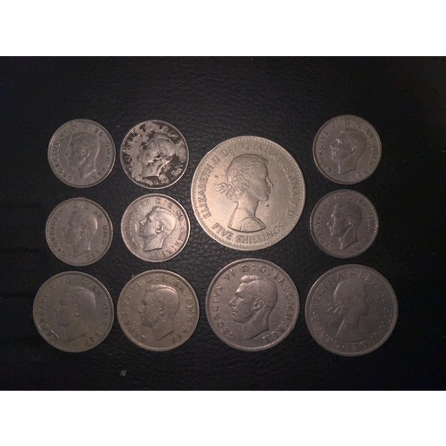 112 - British Pre-Decimal Coin Collection – 11 Coins – Mixed Reigns (Job Lot). A varied group of 11 origin... 