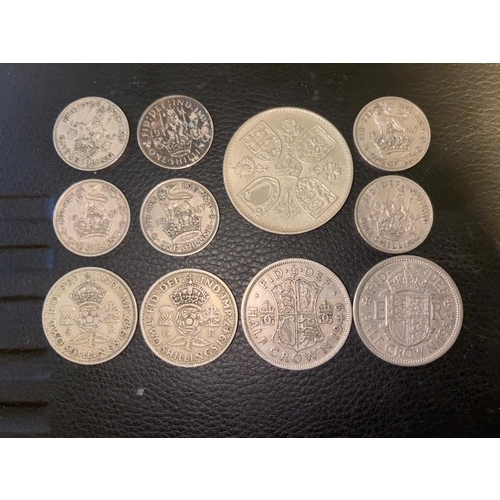 112 - British Pre-Decimal Coin Collection – 11 Coins – Mixed Reigns (Job Lot). A varied group of 11 origin... 