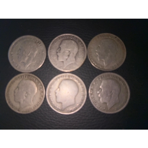 113 - UK Silver Florins (2 Shillings)
Reign: George V