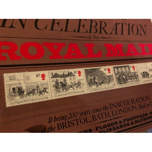 845 - In Celebration of the Royal Mail Book with stamps