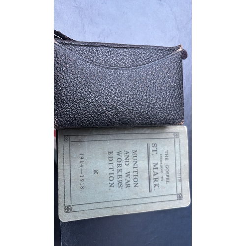 920 - WW1 War Workers’ Pocket Gospel & Prayer Book Set (1914–1918) Original wartime devotional set compris... 