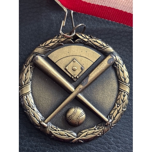 6 - Blue Bombers Baseball Medal – 2000  Award medal presented to a member of the “Blue Bombers” baseball... 