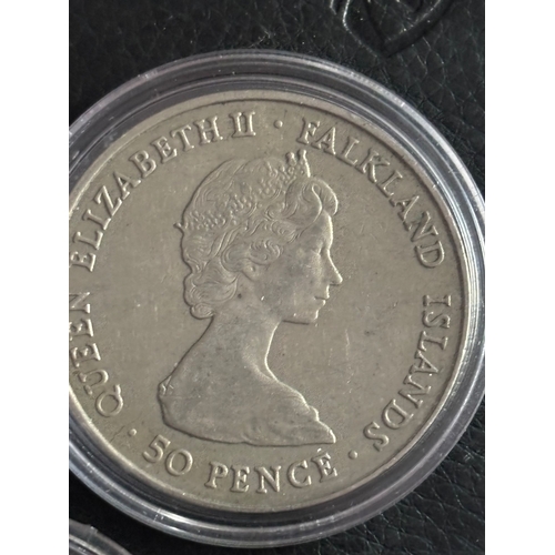 27 - Commonwealth commemorative coin collection including 1982 Falkland Islands Liberation 50 Pence, Brit... 
