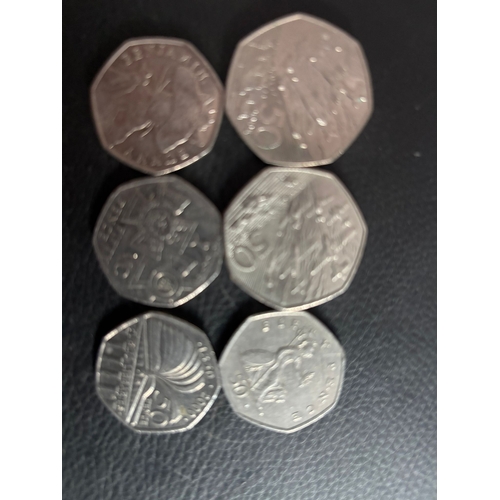 29 - Collection of commemorative UK 50p coins including RAF The Few, Victoria Cross, Public Libraries & B... 