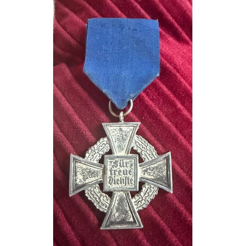 1246 - German WWII Faithful Service Cross — “Treue Dienste” (Nazi Era)