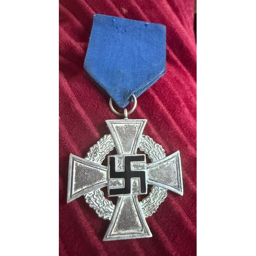 1246 - German WWII Faithful Service Cross — “Treue Dienste” (Nazi Era)