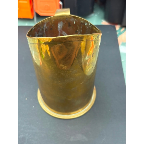 30 - WW1 German Trench Art Shell Case Jug – Dated 1919  Interesting First World War trench art jug fashio... 
