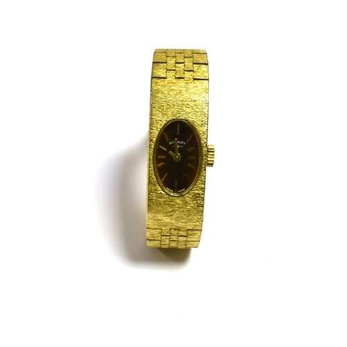 58 - LADIES VINTAGE ROTARY & ACCURIST WATCHES Accurist with 9ct gold, tonneau shaped case stamped 0.375 a... 