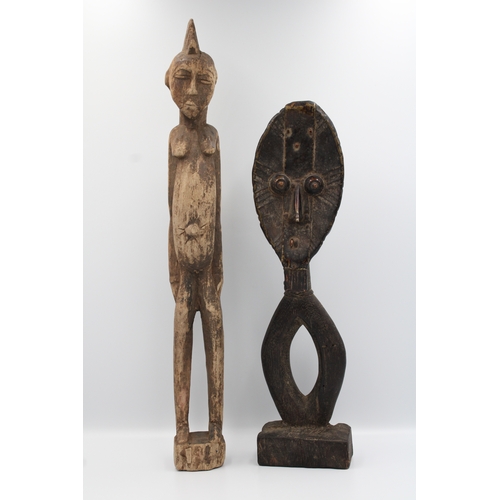 281 - Collection of five African wooden figures.

Tallest figure measures approximately 48.5 cm in length.