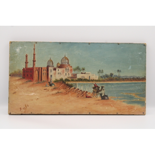 105 - A pair of captivating early 19th-century Islamic painting hailing from the Egyptian Ottoman era, wit... 